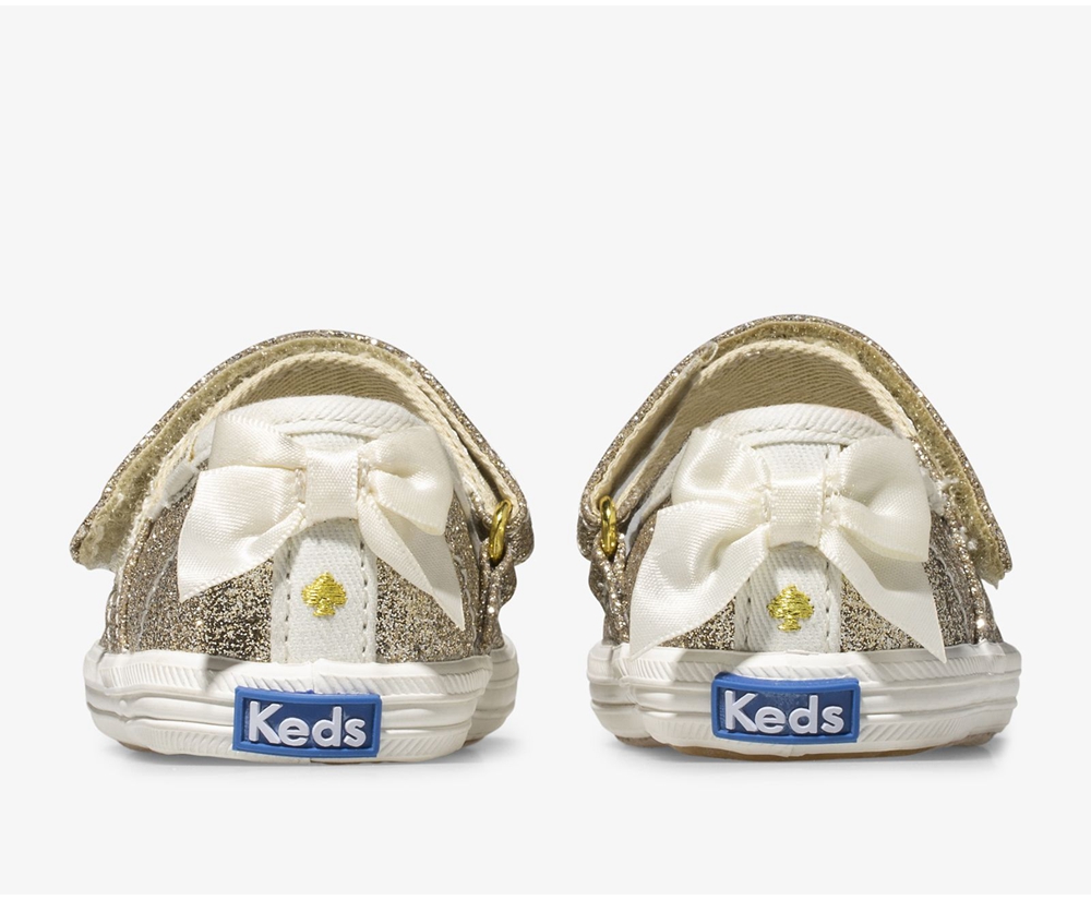 Slip Ons Keds Niña Dorados - Kate Spade New York Sloane Mj Glitter Crib - 3812-DRWEV